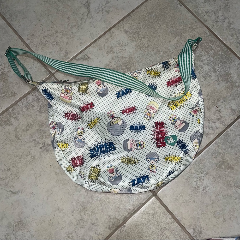 Comic Print Shoulder Bag